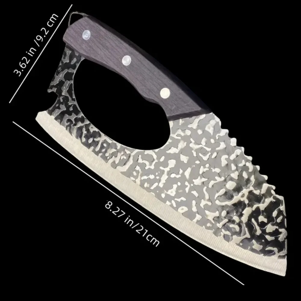 Black and White Patterned Chef's Knife